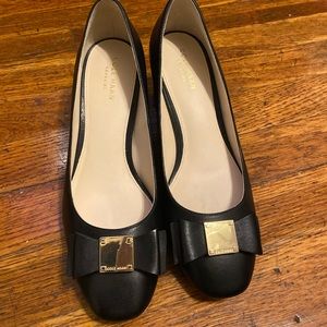 Brand new Black Leather Tali Bow Pump